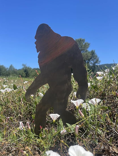 Bigfoot Walking Spike (Lawn Spike) - Lawn and Garden Ornament - Bigfoot/Sasquatch/Yeti Gift - Cold Rolled Steel - Made and Manufactured in USA