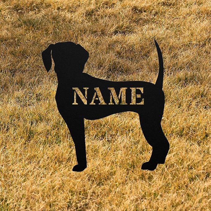 Personalized Beagle Garden Statue Stake,Custom Beagle Outdoor Yard Art Decor,Memorial Remembrance Sculpture for Yard Garden Porch Lawn Grassland Park Farm Flowerpot Decor.