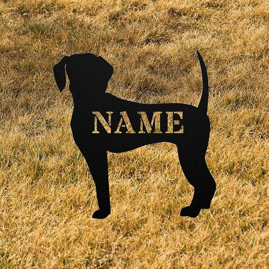 Personalized Beagle Garden Statue Stake,Custom Beagle Outdoor Yard Art Decor,Memorial Remembrance Sculpture for Yard Garden Porch Lawn Grassland Park Farm Flowerpot Decor.