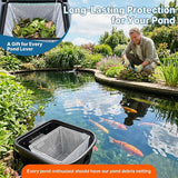 Pond Replacement Skimmer Debris Net - 15.75 X 12.75in Pond Skimmer Net for Outdoor Ponds Pool Debris Net Compatible with Aquascape Series 200 Pond Skimmer Filter, White