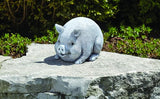Roman - Pig Bluetooth Speaker Pudgy Pal, 6" H, Garden Collection, Resin and Stone, Decorative, Gift, Home Outdoor and Indoor Decor, Durable, Long Lasting