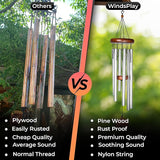 Best Memorial Wind Chimes for Outside - 32.5" Sympathy Wind Chimes Memorial Gifts for Loss of Loved One - in Remembrance Gifts - Best Bereavement Gift Idea for Loss of Loved One - Unique Funeral Gift