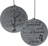 36" Extra-Large Serenity Bell Parameter Unique Serenity Bell with Deep Resonance Metal Cylinder Wind Chimes Outdoor Windbell Deep Tone Garden Decor Sympathy Gift Home Decoration