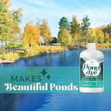 Mountain Blue Pond Dye for Large Ponds up to 1 Acre, Fish and Animal Safe - 1 Gallon (128oz)