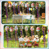Affrolling 8 Pcs Ice Cream Party Decorations Summer Ice Cream Birthday Party Hanging Decoration with Tassels for Summer Baby Shower Wedding Backdrop Decor Supplies 3.3 ft Outdoor Banner Sign Decor