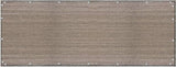 Elegant Privacy Screen for Backyard Fence, Pool, Deck, Patio, Balcony, Outdoor Paneling and Outdoor Screening- Include Zip Ties (6 x 50 FT, Walnut)