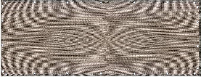 Alion Home Elegant Privacy Screen for Backyard Fence, Pool, Deck, Patio, Balcony and Outdoor Paneling - Include Zip Ties (8 x 4 FT, Walnut)