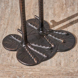 Christopher Knight Home Sunny Outdoor 43 Inch Aluminum Crane, Shiny Copper