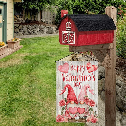 Love Garden Flag Seasonal Double Sided 12 x 18 Inch Small Yard Flag for Indoor Outdoor Decor Holiday All Seasons