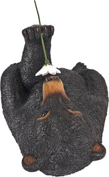 Design Toscano Smell The Flowers Garden Bear Statue