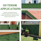 Artificial Ivy Privacy Fence Screen:48"x 128" (43 SQFT) 4-Layer Leaf UV-Anti Faux Greenery Boxwood Backdrop Ivy Vine Leaf Fence Panels for Outdoor, Indoor, Garden,Backyard and Decor