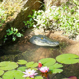 LUEUR Floating Alligator Head Garden Decor for Ponds & Pools – Realistic Crocodile Head Floating Ornament, Decorative Alligator Accent for Outdoor Water Features, Yard & Landscape Decoration