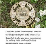 Let's Make Memories Personalized God Couldn't Be Everywhere Flower Garden Stone - for Mom - for Her