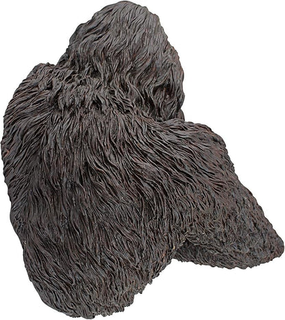 Design Toscano DB583078 Bigfoot The Bashful Yeti Indoor/Outdoor Garden Tree Sculpture, 15 Inches Wide, 12 Inches Deep, 15 Inches High, Handcast Polyresin, Full Color Finish