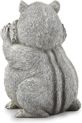 Roman Garden - Chipmunk Statue, 8.75" H, Pudgy Pals Collection, Resin and Dolomite, Decorative, Garden Gift, Home Outdoor Decor, Durable, Long Lasting