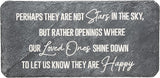 Pavilion – Perhaps They are Not Stars in The Sky – 16” Indoor Outdoor Weatherproof Decorative Garden Stepping Stone Beloved Grave Memorial in Memory Bereavement Remembrance Loss Gift