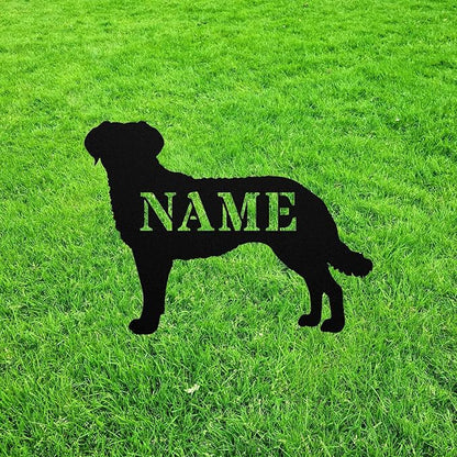 Personalized Chessie Yard Art Statue Stake,Custom Chesapeake Bay Retriever Outdoor Decor,Memorial Remembrance Sculpture Outdoor for Yard Garden Porch Lawn Grassland Park Farm Flowerpot Decor.