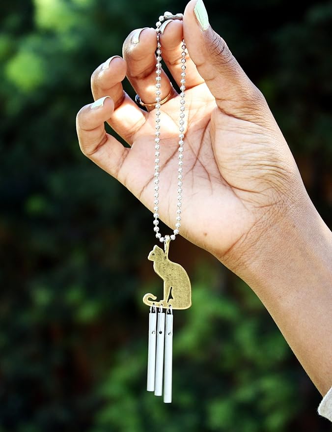 Jacob's Musical Car Charm, Cat, Mini Wind Chime