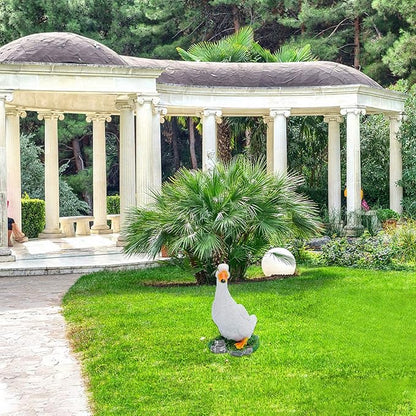 GANAZONO Simulated Duck Ornament 5.90X3.93X3.14In Outdoor Garden Decor Lifelike Lawn Duck Figurine for Patio Yard Landscaping Craft