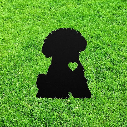 Personalized Maltese Statue Stake,Custom Maltese Dog Outdoor Yard Art Decor,Memorial Remembrance Sculpture,Outdoor Statue for Yard Garden Porch Lawn Grassland Park Farm Flowerpot Decor.