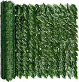 iCover Artificial Ivy Privacy Screen for Fence, 39x157in Strengthened Joint Prevent Leaves Falling Off, Faux Hedge Panels Greenery Vines, Decorative Fences for Outdoor, Garden