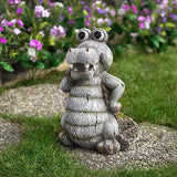 Northlight Sassy Crocodile Outdoor Garden Statue - 13.25"