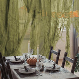 RunNico 200x36 Inch Large Size Green Halloween Creepy Cloth Decoration,Spooky Gauze Cloth,Halloween Haunted Cheesecloth for Halloween Stairway,Wall,Window Decorations,Outdoors Doorways Decor