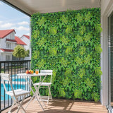 Grooy 20"X20" Artificial Grass Wall, 8PCS Boxwood Hedge Panels UV-Protected Greenery Privacy Hedge Screen, Grass Backdrop Wall for Indoor Outdoor Patio Balcony, Party Garden Fence Decor