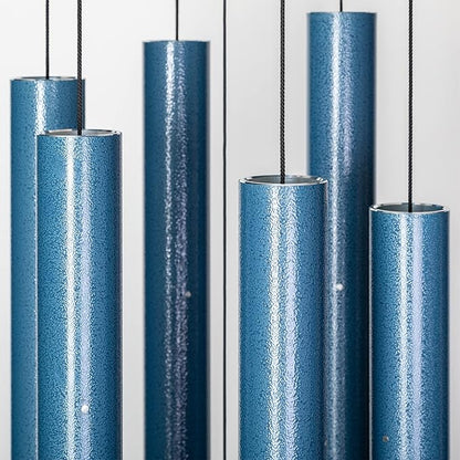 Corinthian Bells by Wind River - 60 inch Sky Blue Wind Chime for Patio, Backyard, Garden, and Outdoor décor (Aluminum Chime) Made in The USA