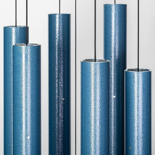 Corinthian Bells by Wind River - 60 inch Sky Blue Wind Chime for Patio, Backyard, Garden, and Outdoor décor (Aluminum Chime) Made in The USA