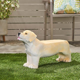 Dog Bench, Outdoor Bench, Light Brown, No Assembly Required