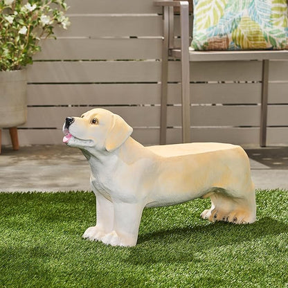Dog Bench, Outdoor Bench, Light Brown, No Assembly Required