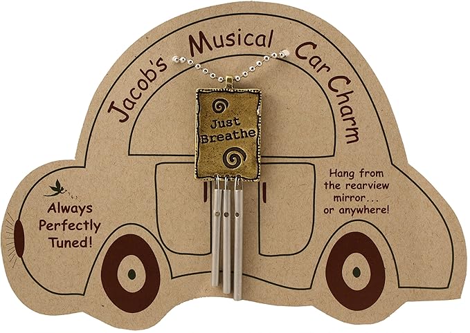 Jacob's Musical Car Charm, Just Breathe, Mini Wind Chime