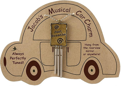 Jacob's Musical Car Charm, Just Breathe, Mini Wind Chime