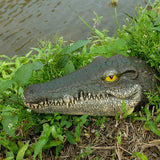 LUEUR Floating Alligator Head Garden Decor for Ponds & Pools – Realistic Crocodile Head Floating Ornament, Decorative Alligator Accent for Outdoor Water Features, Yard & Landscape Decoration