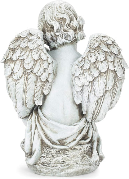 Joseph's Studio by Roman Cherub with Puppy Garden Statue, Garden Collection,