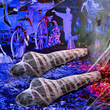 2 Sets Halloween Hanging Cocoon Corpse, 64'' Bloody Inflatable Cocoon Outdoor Decoration Set with Bandage, Scary Dead Body Prop Decor for Outdoor Halloween Party House Yard (Black)