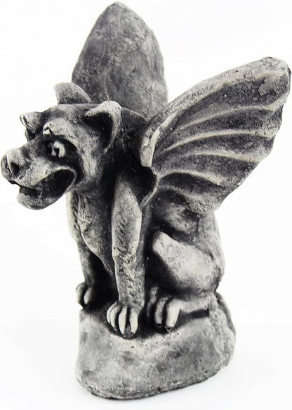 Gargoyle Cement Gargoyle Concrete Gothic European Halloween Statue French Cast Stone Outdoor Goth Statues