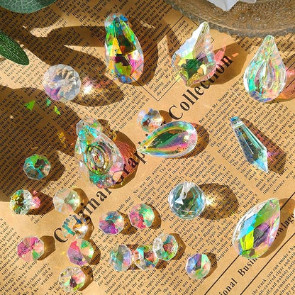 228pcs Sun Catcher Kits for Adults, DIY Arts and Crafts for Women Prism Crystal Suncatchers Indoor Window Hanging Ornaments Decor for Home Gifts for Mother Wife Daughter