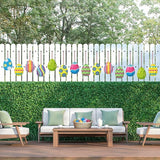 16 Pieces Easter Egg Outdoor Hanging Ornaments Easter Outdoor Decorations Happy Easter Hanging Porch & Tree Yard Lawn Decor - Double-Side Printed