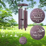 Memorial 32" Wind Chimes for Loss of Loved One, Personalized in Loving Memory of Wind Chimes, Memorial Gifts for Sympathy Best Bereavement Gifts Idea, Produced in USA