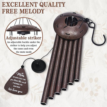 Mothers Day Gifts for Mom, 32" Bronze Wind Chimes, Mom's Birthday Gifts from Daughter Son, Mother in Law Gift, Best Mom Ever Gift for Mother's Day Birthday Christmas, Home Decor