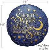 Spoontiques - Garden Décor - Shoot for The Stars Stepping Stone - Decorative Stone for Garden