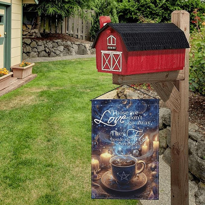 Anniversary Garden Flag Seasonal Double Sided 12 x 18 Inch Small Yard Flag for Indoor Outdoor Decor Holiday All Seasons