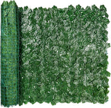 iCover 78x98in Artificial Ivy Privacy Screen for Fence, Green Maple Leaf Strengthened Joint Prevent Leaves Falling Off, Faux Hedge Panels Greenery Vines, Decorative Fences for Outdoor, Garden