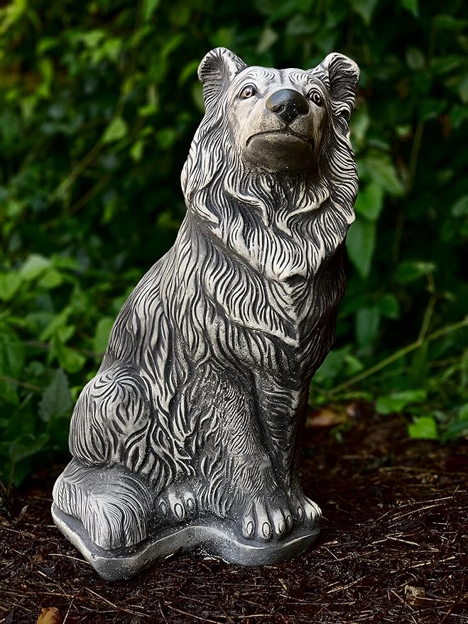 Large collie dog statue Cement collie ornament Garden collie decoration Custom dog figurine Concrete dog statue Stone dog memorial sculpture Concrete westie dog Unique large collie dog garden decor