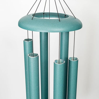 Corinthian Bells by Wind River - 60 inch Patina Green Wind Chime for Patio, Backyard, Garden, and Outdoor Decor (Aluminum Chime) Made in The USA