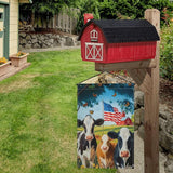 Cow Print Garden Flag Seasonal Double Sided 12 x 18 Inch Small Yard Flag for Indoor Outdoor Decor Holiday All Seasons