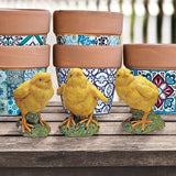 Design Toscano QM12335 Hatching Chicks, Baby Chicken Statues,Full Color