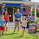 250th Anniversary America USA Garden Flag for Outside, One Nation Under God 250 Years of Blessings 1776-2026 Cross Double-Sided Waterproof Yard Flag 12x18 Inch for 4th of July Memorial Day Decor